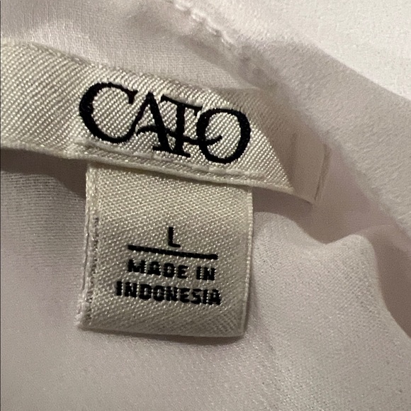 Cato Elegant White Sleeveless Tank Top - Picture 7 of 8